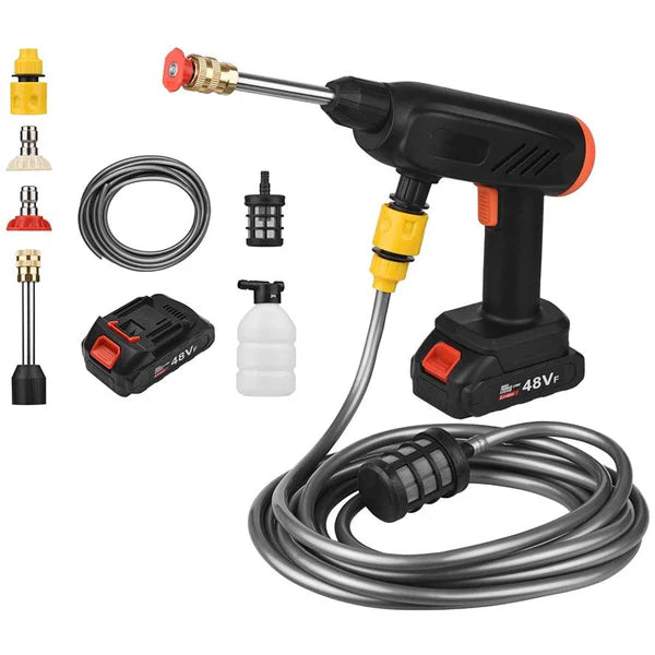Portable High-Pressure Washer with Rechargeable Battery