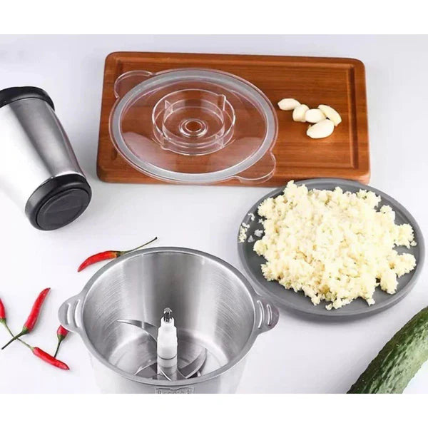 Large 2L Electric Food Processor & Chopper – Meats, Grains, and Vegetables