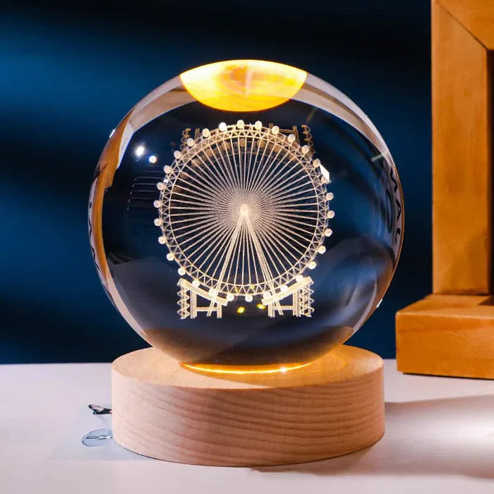 Crystal Light – 3D Crystal Lamp with Dazzling Illumination