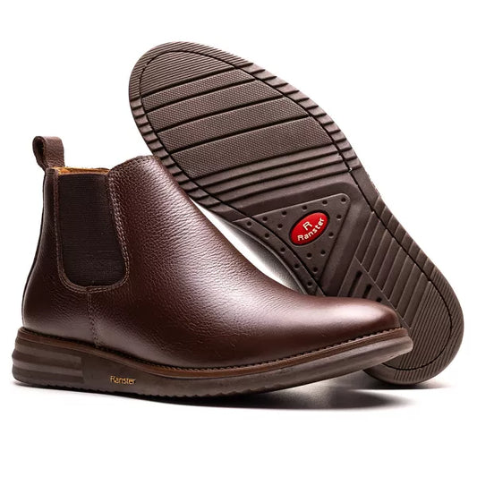 Men’s Ultra Comfort Boot in Coffee Leather