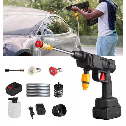 Portable High-Pressure Washer with Rechargeable Battery