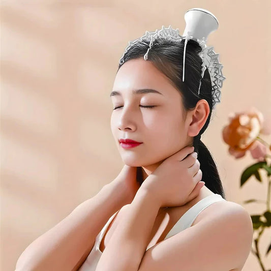 Electric Head Massager with 12 Rods