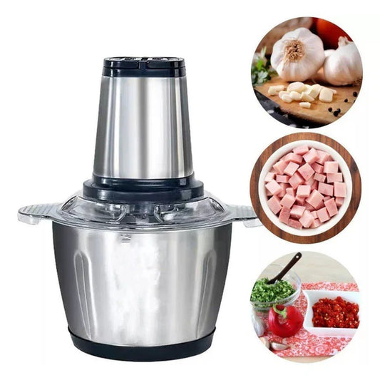 Large 2L Electric Food Processor & Chopper – Meats, Grains, and Vegetables